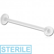 STERILE BIOFLEX MICRO LABRET WITH UV ACRYLIC BALL PIERCING