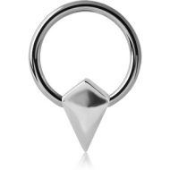 SURGICAL STEEL BALL CLOSURE RING WITH ATTACHMENT - KITE PIERCING