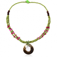 ORGANIC WOODEN NECKLACE BALI