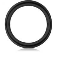 BLACK PVD COATED SURGICAL STEEL SMOOTH SEGMENT RING PIERCING