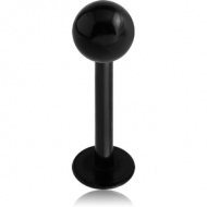 BLACK PVD COATED SURGICAL STEEL MICRO LABRET