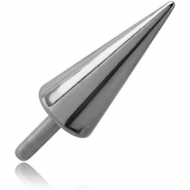 SURGICAL STEEL PUSH FIT LONG CONE FOR BIOFLEX INTERNAL LABRET PIERCING