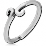 SURGICAL STEEL SEAMLESS RING PIERCING