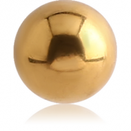 GOLD PVD COATED SURGICAL STEEL BALL PIERCING