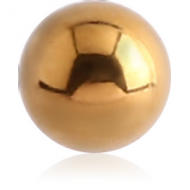GOLD PVD COATED SURGICAL STEEL MICRO BALL