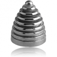 SURGICAL STEEL BEE HIVE CONE