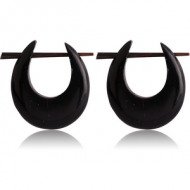 ORGANIC HORN EARRINGS PAIR