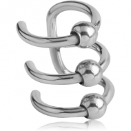 SURGICAL STEEL ILLUSION EAR CUFF