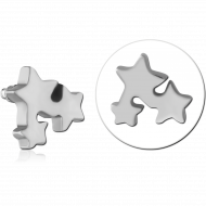 SURGICAL STEEL MICRO ATTACHMENT FOR 1.2MM INTERNALLY THREADED PINS PIERCING