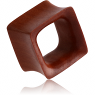 ORGANIC WOODEN TUNNEL -SAWO DOUBLE FLARED SQUARE PIERCING
