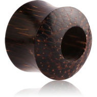 ORGANIC WOODEN TUNNEL PALM DOUBLE FLARED OFF-CENTER