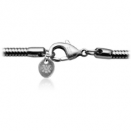 KOOL KATANA STAINLESS STEEL UNSEAMED SNAKE CHAIN