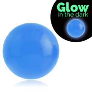 PACK OF 6 UV ACRYLIC GLOW IN THE DARK MICRO BALLS PIERCING