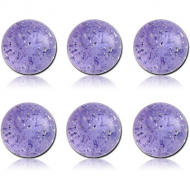 PACK OF 6 UV GLITTERING MICRO BALLS