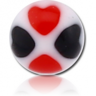 HEART UV MICRO BALL PIERCING