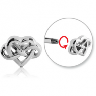 SURGICAL STEEL MICRO THREADED INFINITY ATTACHMENT PIERCING