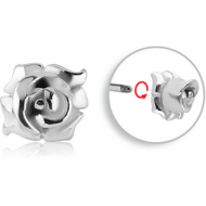 SURGICAL STEEL MICRO THREADED FLOWER ATTACHMENT