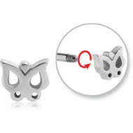 SURGICAL STEEL MICRO THREADED BUTTERFLY ATTACHMENT PIERCING