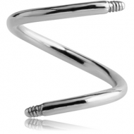 SURGICAL STEEL MICRO BODY SPIRAL PIN