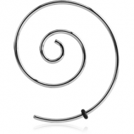 SURGICAL STEEL MICRO WIRE EAR SPIRAL