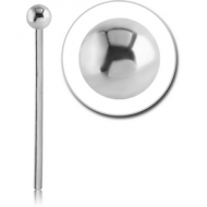 STERLING SILVER 925 STRAIGHT BALL NOSE STUD PIERCING