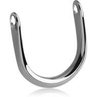 SURGICAL STEEL NIPPLE STIRRUP PART PIERCING