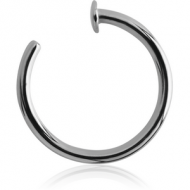 SURGICAL STEEL OPEN NOSE RING PIERCING