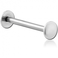 SURGICAL STEEL THREADLESS DISC BARBELL PIERCING