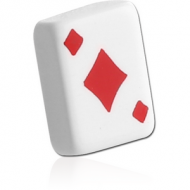 ACRYLIC PLAYING CARD ATTACHMENT-DIAMOND PIERCING