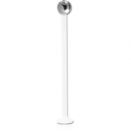 PTFE LABRET WITH SURGICAL STEEL JEWELLED BALL PIERCING