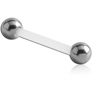 PTFE MICRO BARBELL WITH SURGICAL STEEL BALLS