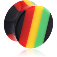 ACRYLIC RASTA DOUBLE FLARED PLUG