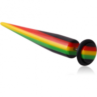 ACRYLIC RASTA FAKE EXPANDER PIERCING