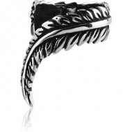 SURGICAL STEEL EAR CUFF - FEATHER