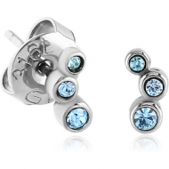 SURGICAL STEEL EAR STUDS PAIR