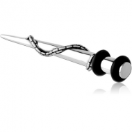 SURGICAL STEEL EXPANDER PIERCING