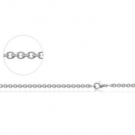 STAINLESS STEEL CABLE NECK CHAIN 45CMS
