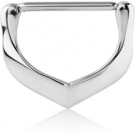 SURGICAL STEEL NIPPLE CLICKER - V