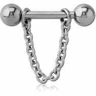 SURGICAL STEEL CHAIN NIPPLE SHIELD PIERCING