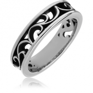 SURGICAL STEEL OXIDIZED RING