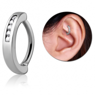 SURGICAL STEEL JEWELLED ROOK CLICKER