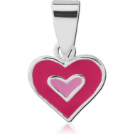 STERLING SILVER 925 PANDENT - HEART