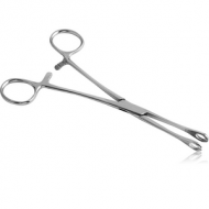 STAINLESS STEEL SLOTTED NAVEL CLAMP PIERCING