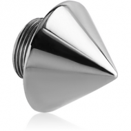 STAINLESS STEEL CONE FOR THREADED TUNNEL SIZE 8.0 PIERCING