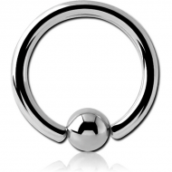 TITANIUM ANNEALED BALL CLOSURE RING