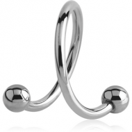 TITANIUM MICRO BODY SPIRAL PIERCING