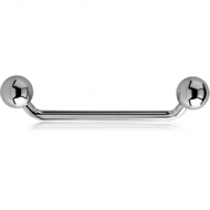 TITANIUM 45 DEGREE OPEN STAPLE BARBELL PIERCING