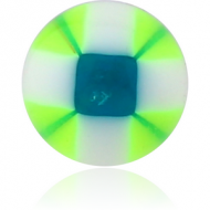 UV ACRYLIC CHECKER BALL PIERCING