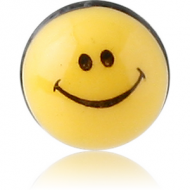 RESIN ATTACHMENT-SMILEY FACE PIERCING