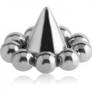 SURGICAL STEEL SPACE CONE PIERCING